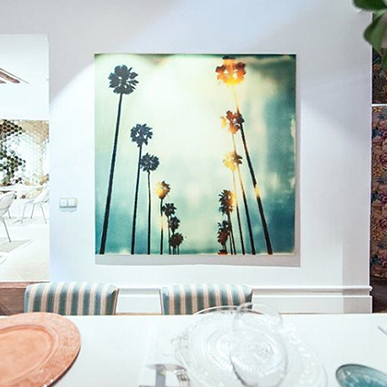 Kitchen Wall Art by Stefanie Schneider: Palm Trees on Wilcox.