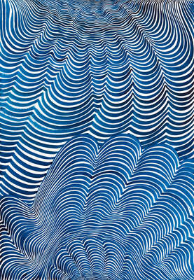 abstract photography:  BK D36064 AT A FREQUENCY IN BLUE by Bettina Krieg