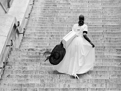 fashion photography:  Chanel Paris by Bart Van Leeuwen