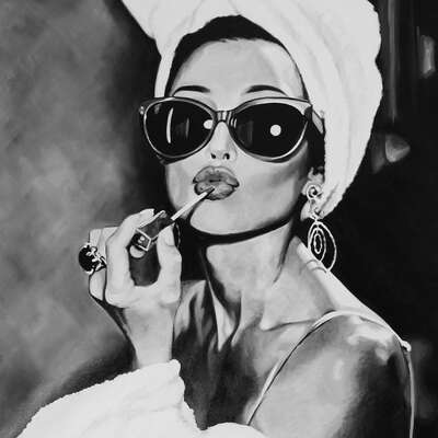  curated vintage prints: Let's Make Up by Cindy Press