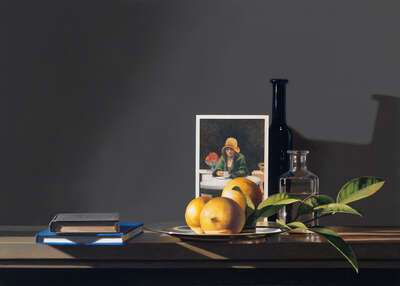 Still Life Art  Still life with Edward Hopper by Guy Diehl