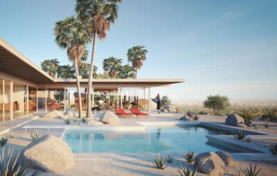architecture photography:  Palm Springs by Guachinarte