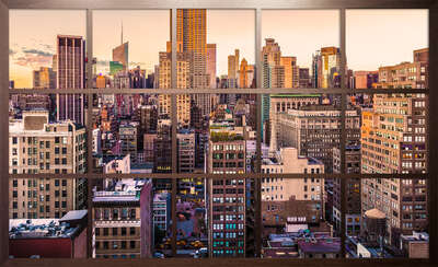 architecture photography:  Sunset in Midtown NYC by Jack Marijnissen