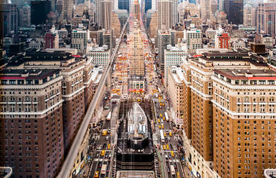  Cities Architectural Prints: Hidden City 2 by Navid Baraty