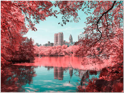 architecture photography:  Infrared NYC I by Paolo Pettigiani