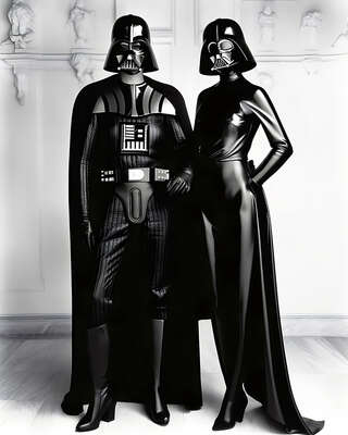 conceptual photography:  Vader in Vogue by Slender O’Kenoshi