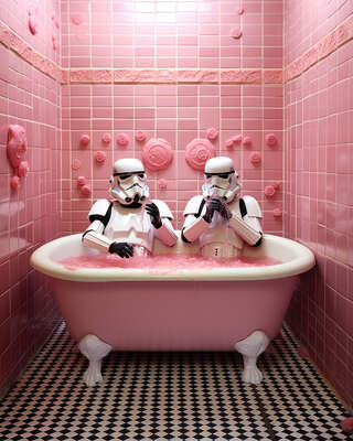 conceptual photography:  Suds and Siths by Slender O’Kenoshi