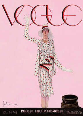  Fashion Art Prints: German Vogue Collection: Cover, Georges Lepape IV by German Vogue Collection