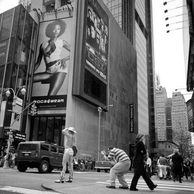 fashion photography:  Times Square#4 by Wouter Deruytter